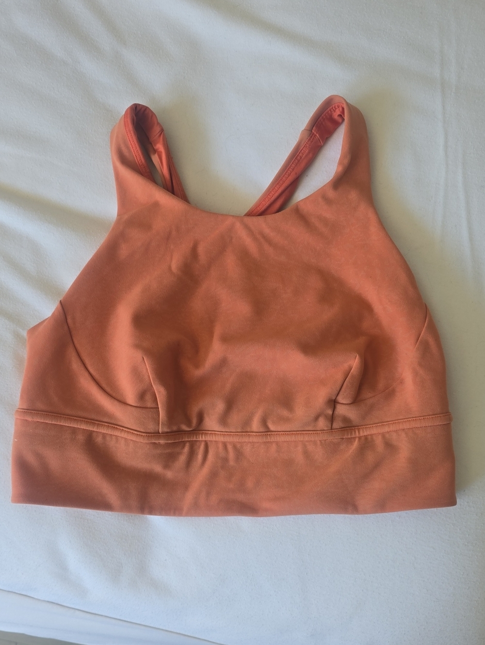 lululemon athletica Coral-Orange Sports Bralette